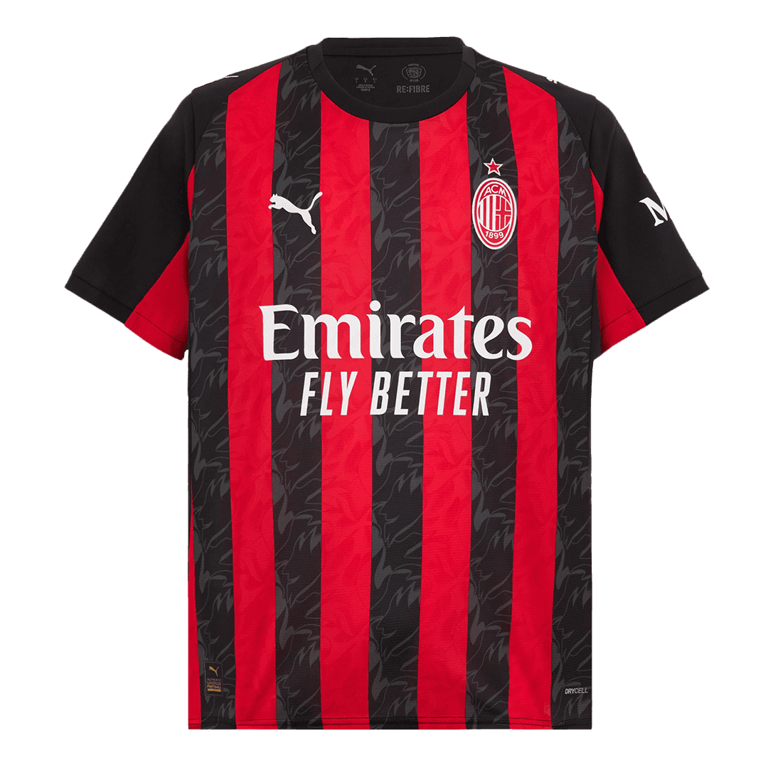 Męska Koszulka Domowa AC Milan MODRIĆ #14 2025/26 - Topowe Koszulki Pilkarskie Sklep Internetowy