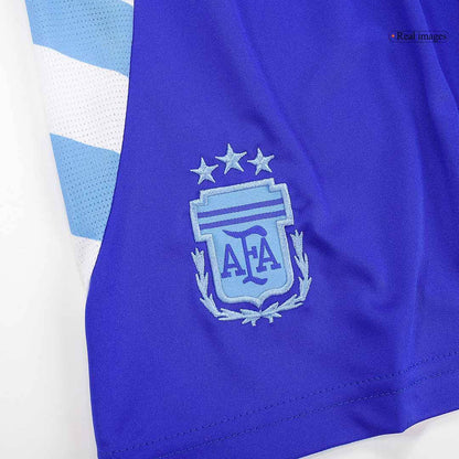 Dziecięcy Zestaw Wyjazdowy Argentyna 2024 (Koszulka + Spodenki + Skarpety) - Topowe Koszulki Pilkarskie Sklep Internetowy