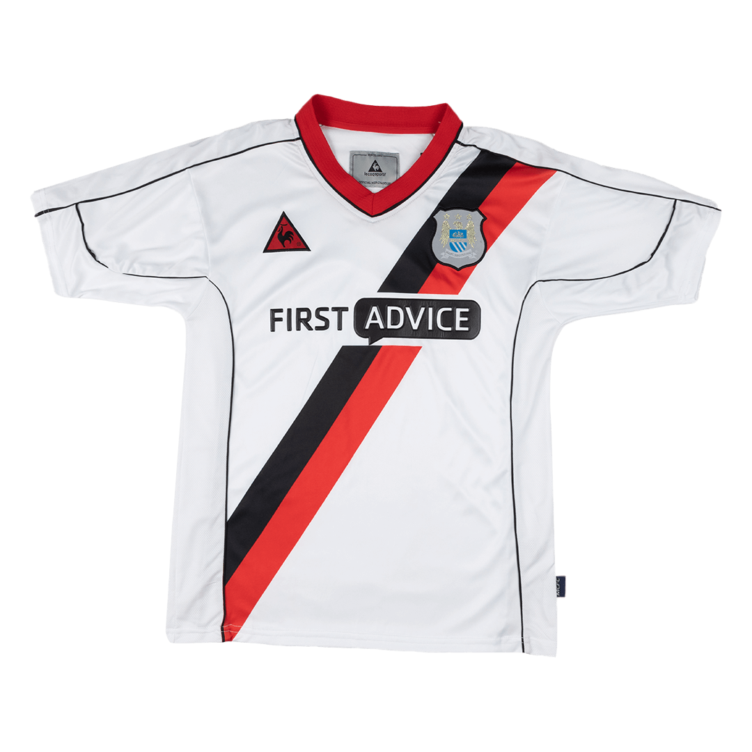 Męska Koszulka Retro Wyjazdowa Manchester City 2002/03