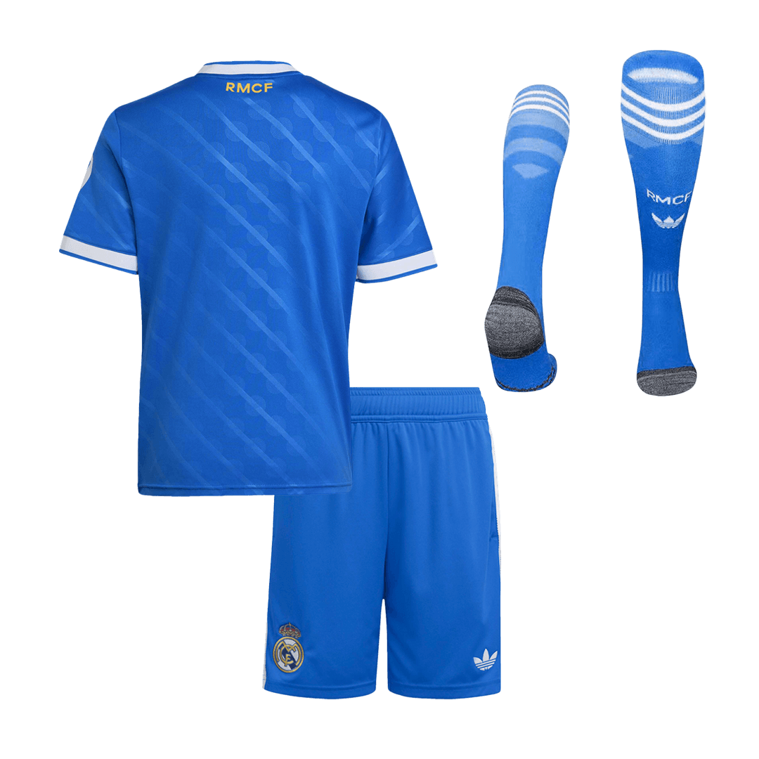 Dziecięcy Zestaw Trzecia Wyjazdowa Real Madrid (Koszulka + Spodenki + Skarpety) 2025/26