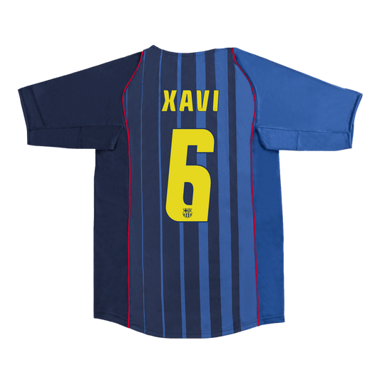 Koszulka Retro Wyjazdowa Barcelona XAVI #6 2004/05 - Topowe Koszulki Pilkarskie Sklep Internetowy