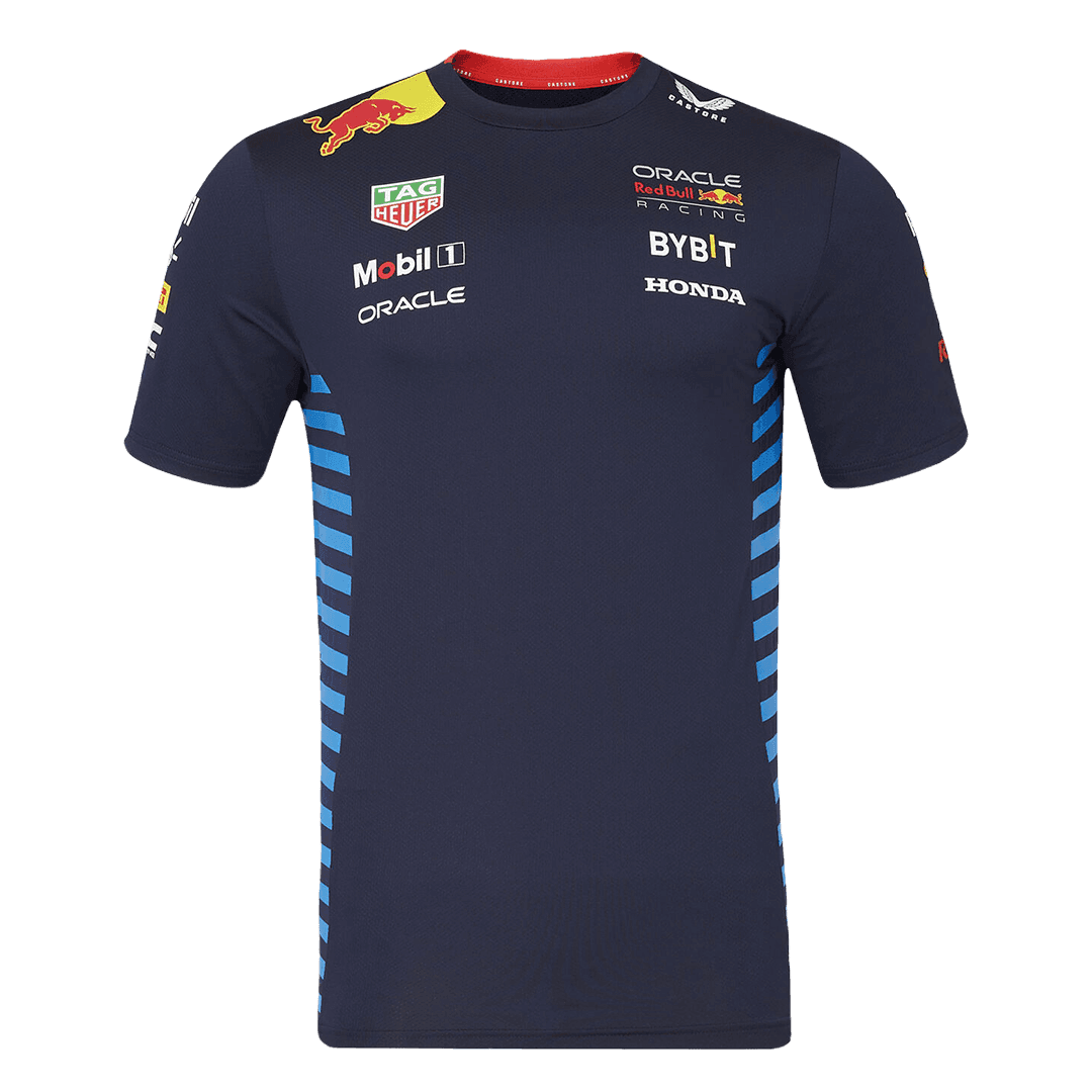 Męska Koszulka Red Bull F1 Racing Team Set Up 2024 - Wyprzedaż Sezonowa - Topowe Koszulki Pilkarskie Sklep Internetowy