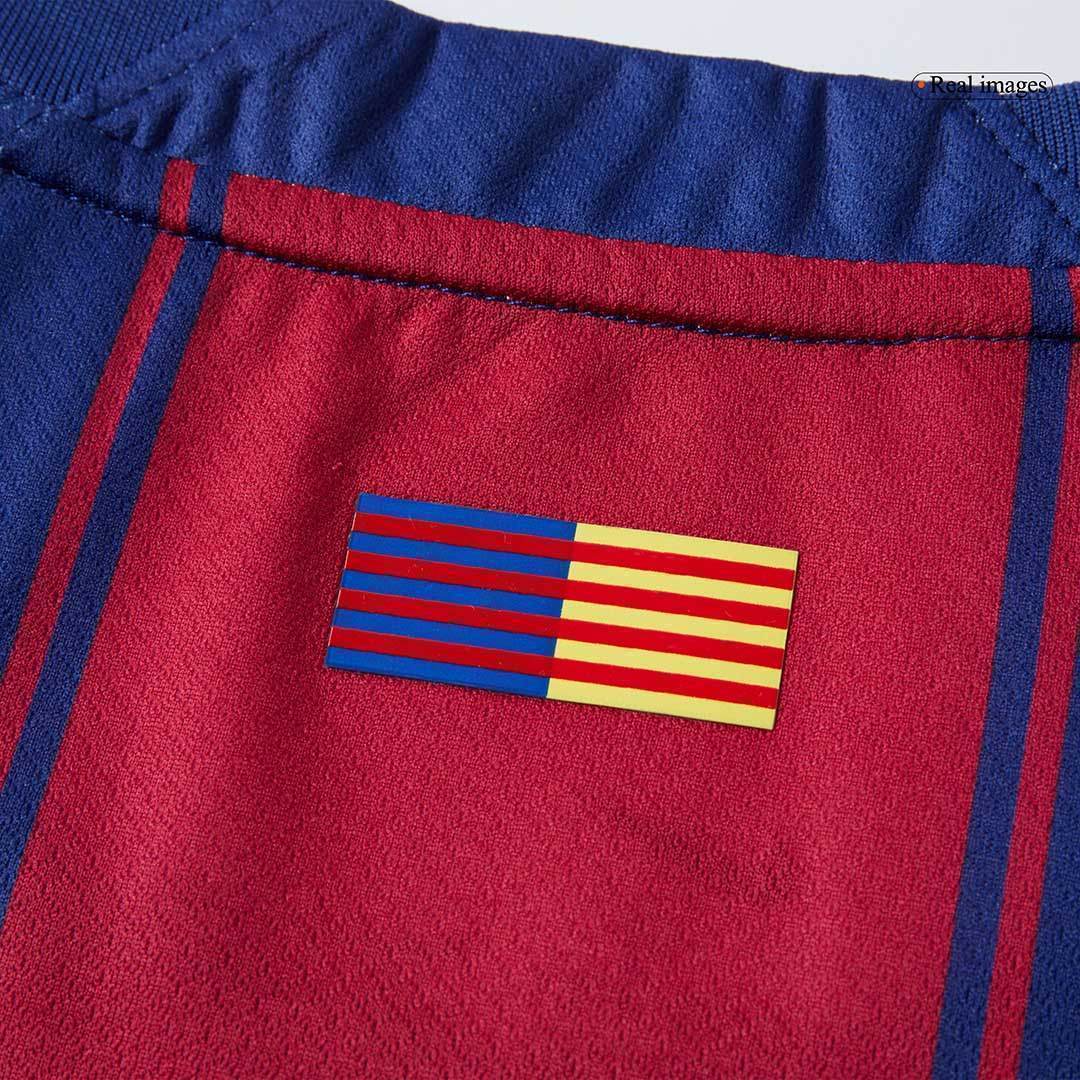 Męski Zestaw Domowy FC Barcelona (Koszulka+Spodenki) 2025/26 - Topowe Koszulki Pilkarskie Sklep Internetowy