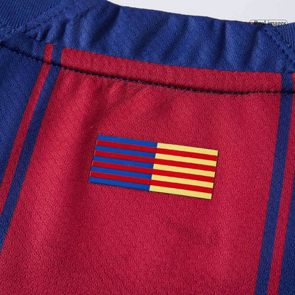 Męski Zestaw Domowy FC Barcelona (Koszulka+Spodenki) 2025/26 - Topowe Koszulki Pilkarskie Sklep Internetowy