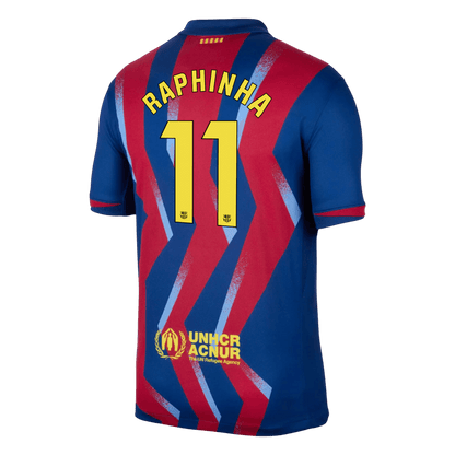 Męska Koszulka Czwarta Wyjazdowa Barcelona RAPHINHA #11 2025/26