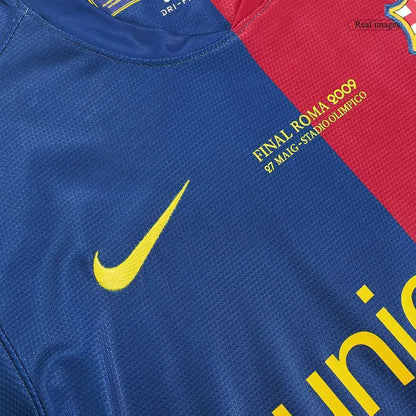 ETO'O #9 Męska retro koszulka piłkarska Barcelona domowa z sezonu 08/09 - UCL Final - Topowe Koszulki Pilkarskie Sklep Internetowy