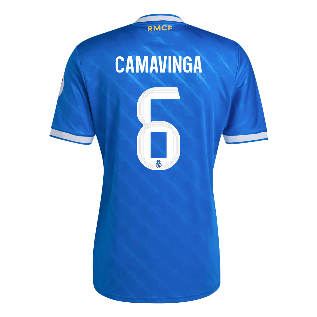 Męska Koszulka Trzecia Wyjazdowa Real Madrid CAMAVINGA #6 2025/26