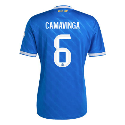 Męska Koszulka Trzecia Wyjazdowa Real Madrid CAMAVINGA #6 2025/26