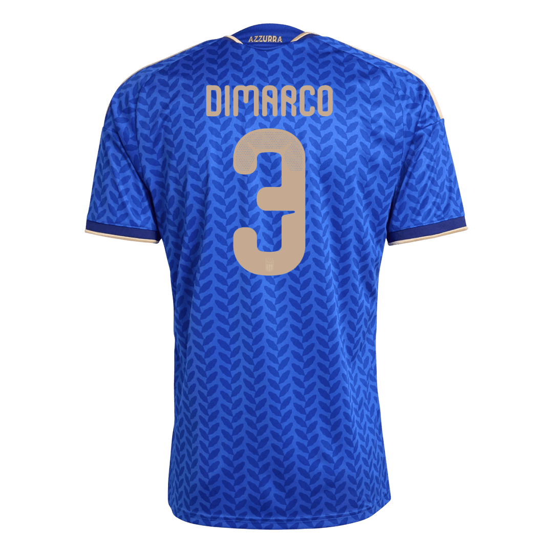 Męska Koszulka Domowa Italy DIMARCO #3 World Cup 2026