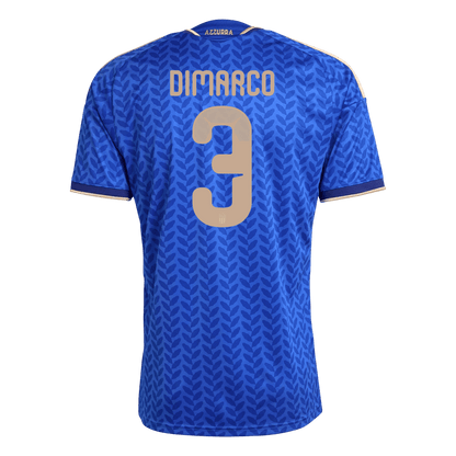Męska Koszulka Domowa Italy DIMARCO #3 World Cup 2026