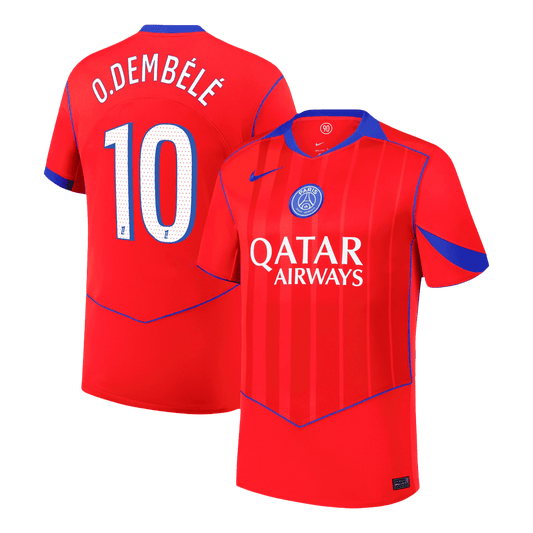 Męska Koszulka Trzecia Wyjazdowa PSG O.DEMBÉLÉ #10 2025/26 - Topowe Koszulki Pilkarskie Sklep Internetowy