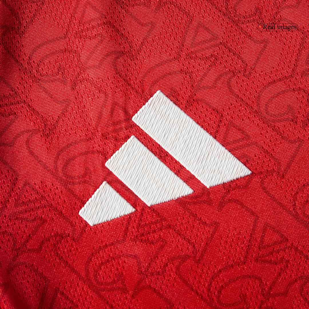 Męska Koszulka Domowa Arsenal SALIBA #2 Wersja Piłkarska 2025/26 - Slim Fit - Topowe Koszulki Pilkarskie Sklep Internetowy