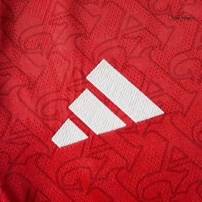 Męska Koszulka Domowa Arsenal SALIBA #2 Wersja Piłkarska 2025/26 - Slim Fit - Topowe Koszulki Pilkarskie Sklep Internetowy