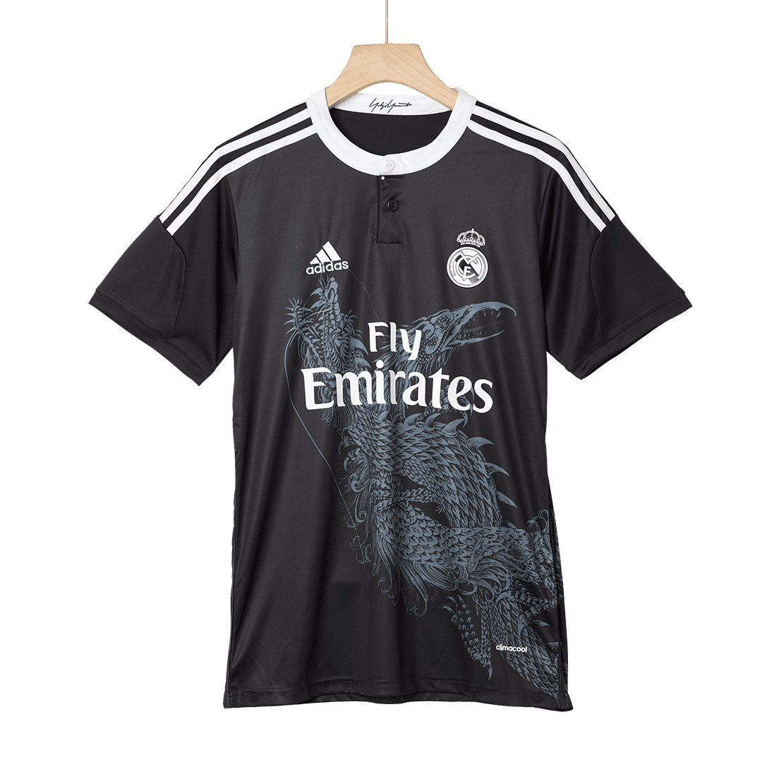Męska Koszulka Retro Trzecia Wyjazdowa Real Madrid BENZEMA #9 2014/15 - Topowe Koszulki Pilkarskie Sklep Internetowy