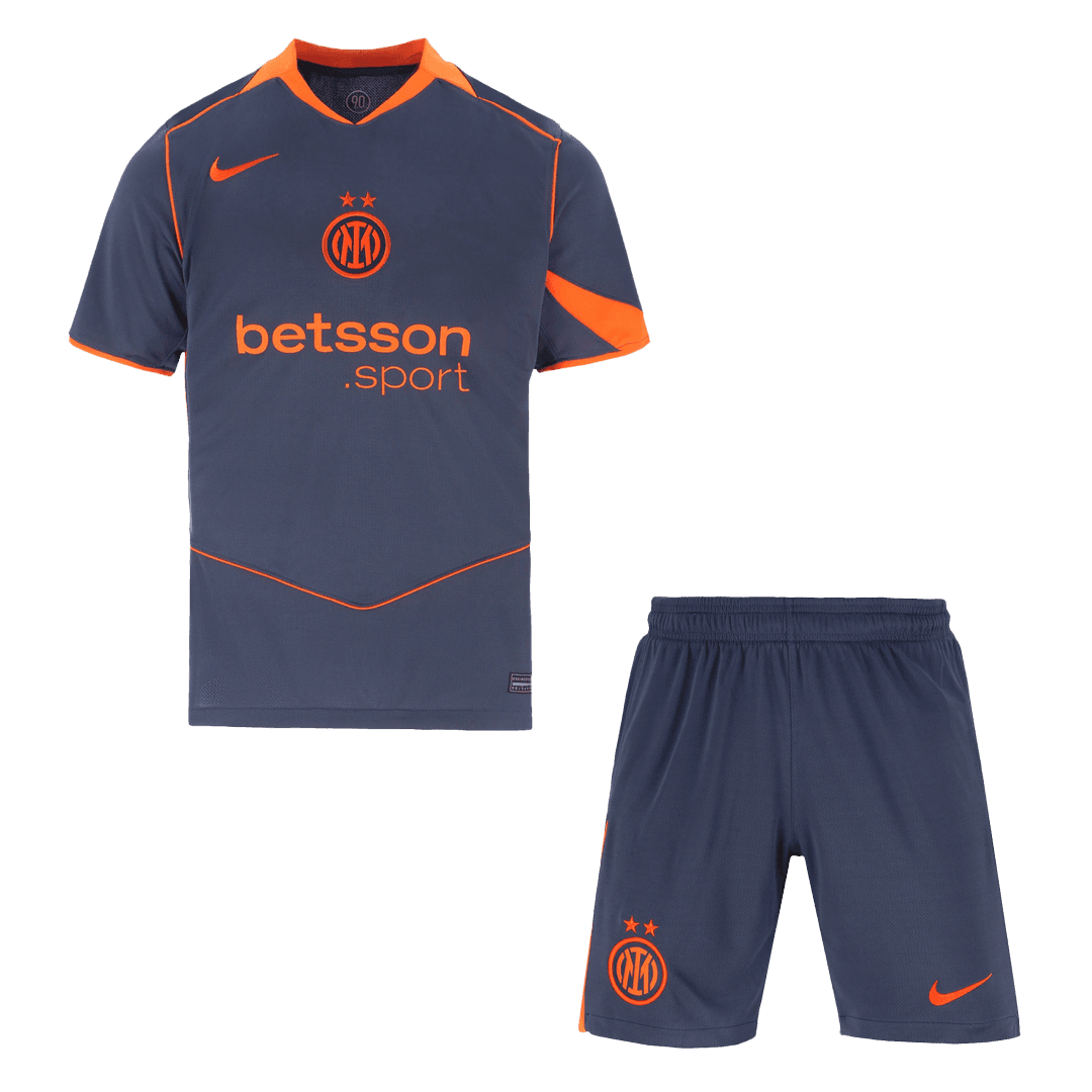 Męski Zestaw Trzecia Wyjazdowa Inter Milan (Koszulka+Spodenki) 2025/26 - Topowe Koszulki Pilkarskie Sklep Internetowy