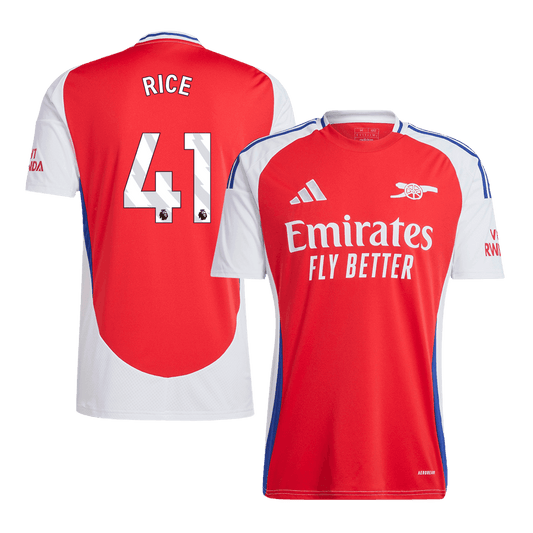Męska Koszulka Domowa Arsenal RICE #41 2024/25 - Topowe Koszulki Pilkarskie Sklep Internetowy