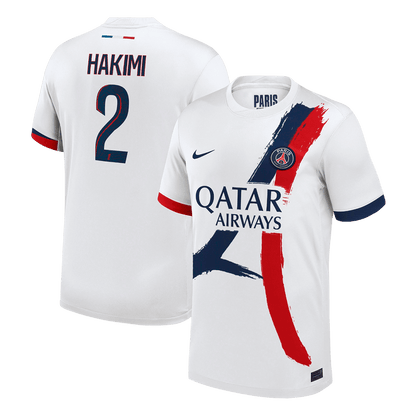 Męska Koszulka Wyjazdowa PSG HAKIMI #2 Wersja Piłkarska 2025/26 - Slim Fit