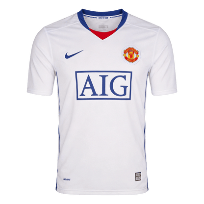 Męska Koszulka Retro Wyjazdowa Manchester United 2008/09