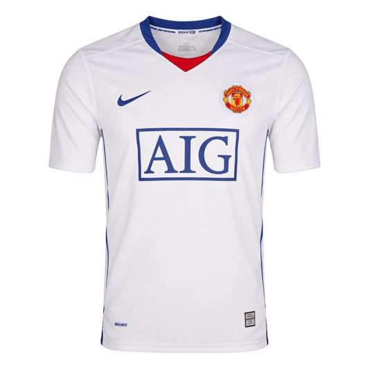 Męska Koszulka Retro Wyjazdowa Manchester United 2008/09