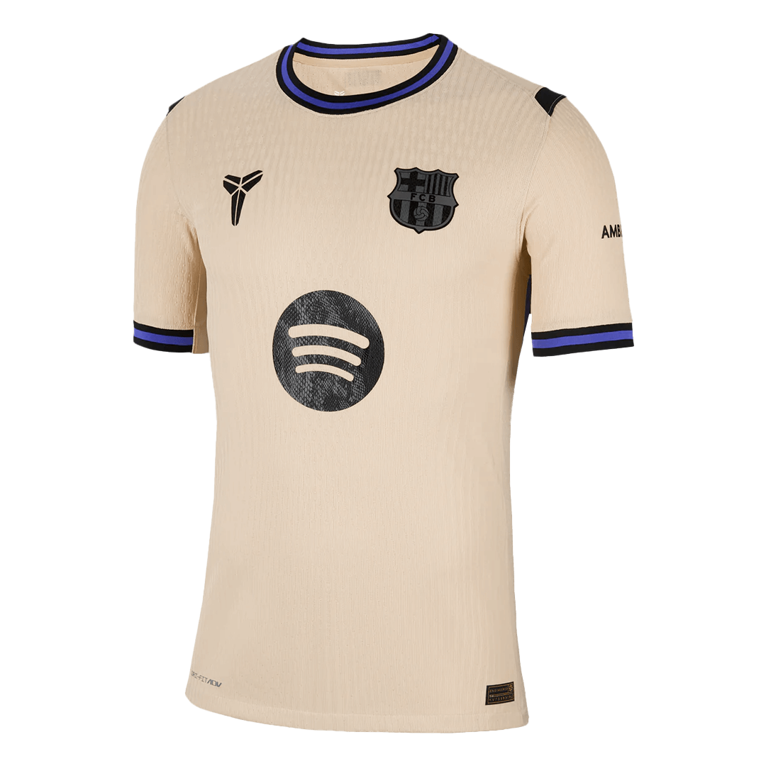 Męska Koszulka Wyjazdowa Barcelona ROONY #28 Wersja Piłkarska 2025/26 - UCL - Slim Fit