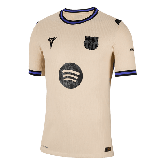 Męska Koszulka Wyjazdowa Barcelona ROONY #28 Wersja Piłkarska 2025/26 - UCL - Slim Fit