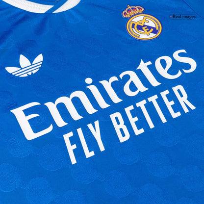 Męska Koszulka Trzecia Wyjazdowa Real Madrid CAMAVINGA #6 Wersja Piłkarska 2025/26 - Slim Fit