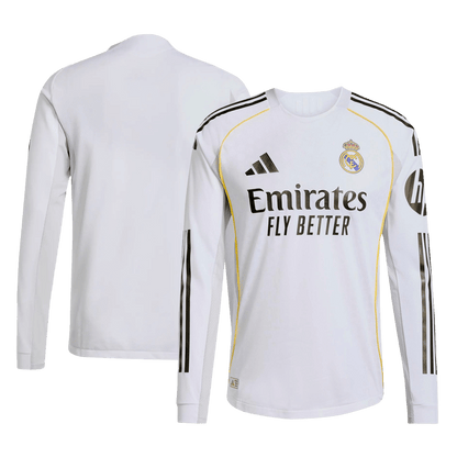 Męska Koszulka Domowa Real Madrid Wersja Piłkarska 2025/26 - Slim Fit