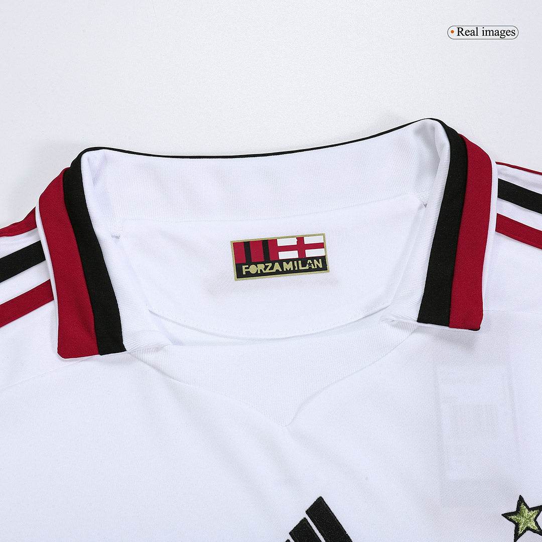Męska AC Milan Wysokiej jakości wyjazdowa koszulka piłkarska Retro 2009/10 - Topowe Koszulki Pilkarskie Sklep Internetowy