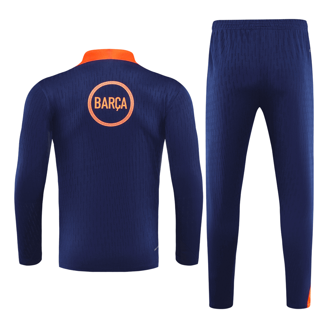 Juniorski Barcelona Bluza z zamkiem Komplet Dresowy 2025/26