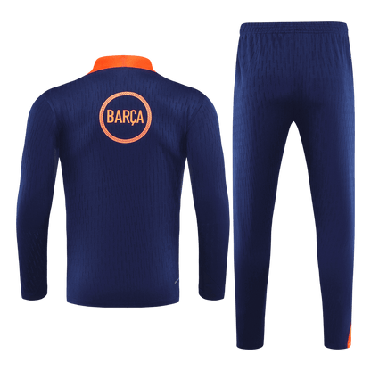 Juniorski Barcelona Bluza z zamkiem Komplet Dresowy 2025/26