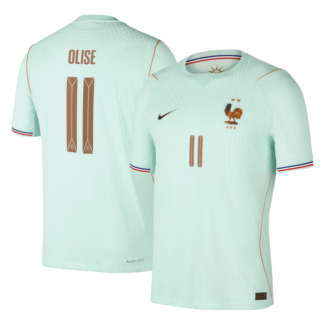 Męska koszulka Francji wyjazdowa OLISE #11 wersja zawodnicza - Mundial 2026