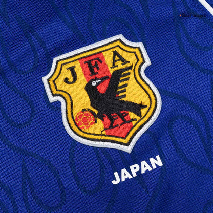Męska Koszulka Retro Domowa Japan 1998 z Długim Rękawem - World Cup