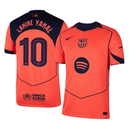Męska Koszulka Trzecia Wyjazdowa Barcelona LAMINE YAMAL #10 2025/26 - UCL - Topowe Koszulki Pilkarskie Sklep Internetowy