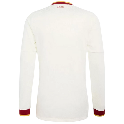 Męska Koszulka Wyjazdowa Spain 2026 z Długim Rękawem - World Cup