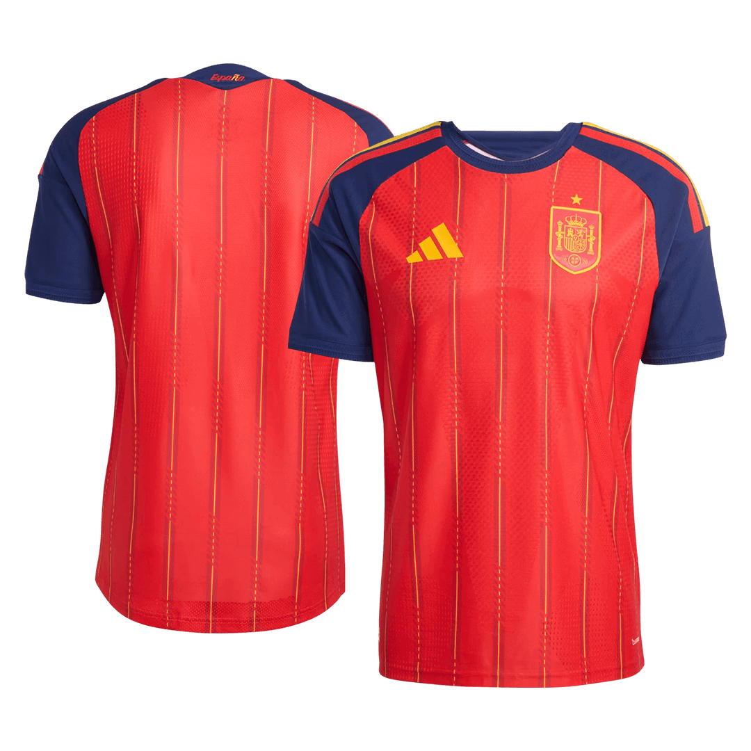 Męska Koszulka Domowa Spain Wersja Piłkarska World Cup 2026 - Slim Fit