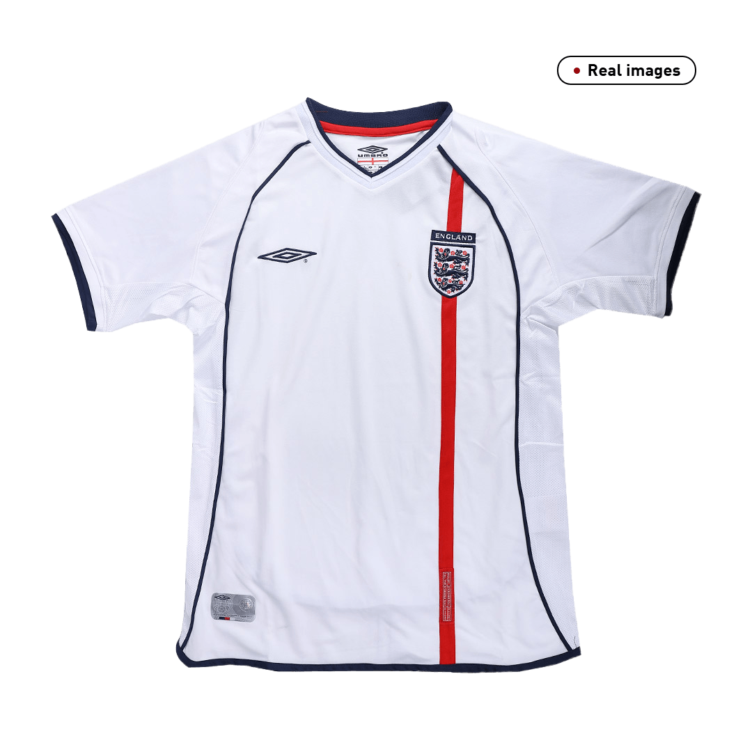 Męska Koszulka Retro Domowa England 2002
