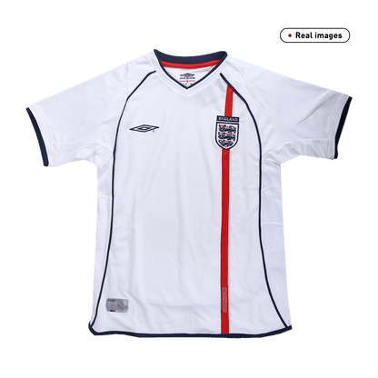 Męska Koszulka Retro Domowa England 2002