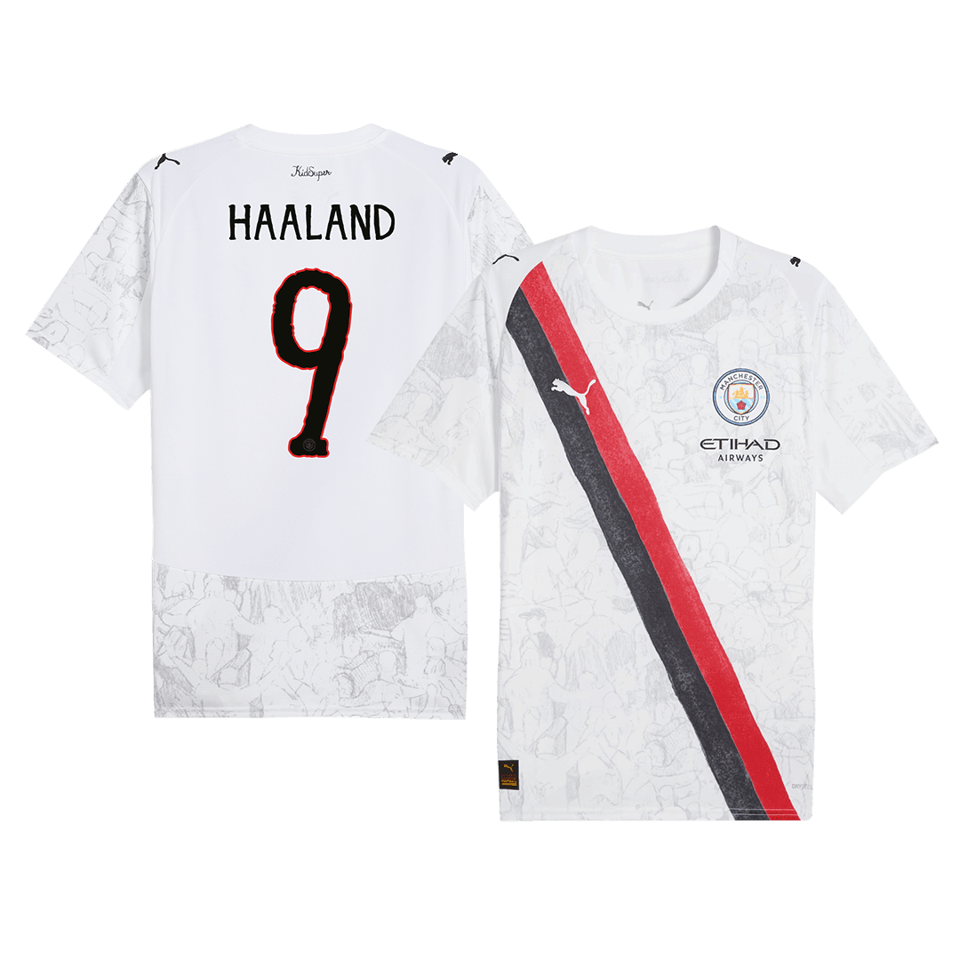 Męska Koszulka Manchester City KidSuper HAALAND #9 2025/26 - Club World Cup - Topowe Koszulki Pilkarskie Sklep Internetowy