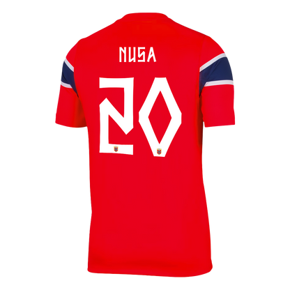 Męska koszulka Norwegii domowa NUSA #20 – Mundial 2026