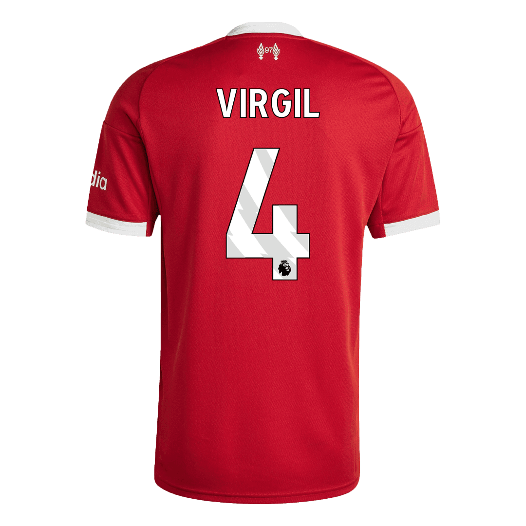 Męska Koszulka Domowa Liverpool VIRGIL #4 2025/26 - Topowe Koszulki Pilkarskie Sklep Internetowy