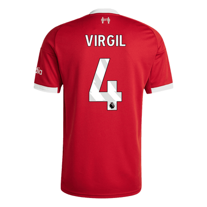 Męska Koszulka Domowa Liverpool VIRGIL #4 2025/26 - Topowe Koszulki Pilkarskie Sklep Internetowy