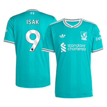 Męska Koszulka Trzecia Wyjazdowa Liverpool ISAK #9 2025/26 - Topowe Koszulki Pilkarskie Sklep Internetowy