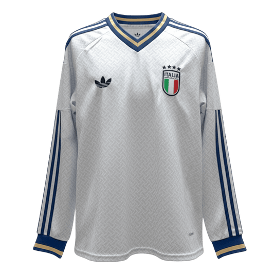 Męska Koszulka Wyjazdowa Italy 2026 z Długim Rękawem - World Cup