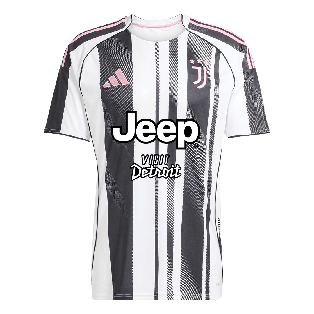 Męski Zestaw Domowy Juventus (Koszulka+Spodenki) 2025/26 - Topowe Koszulki Pilkarskie Sklep Internetowy