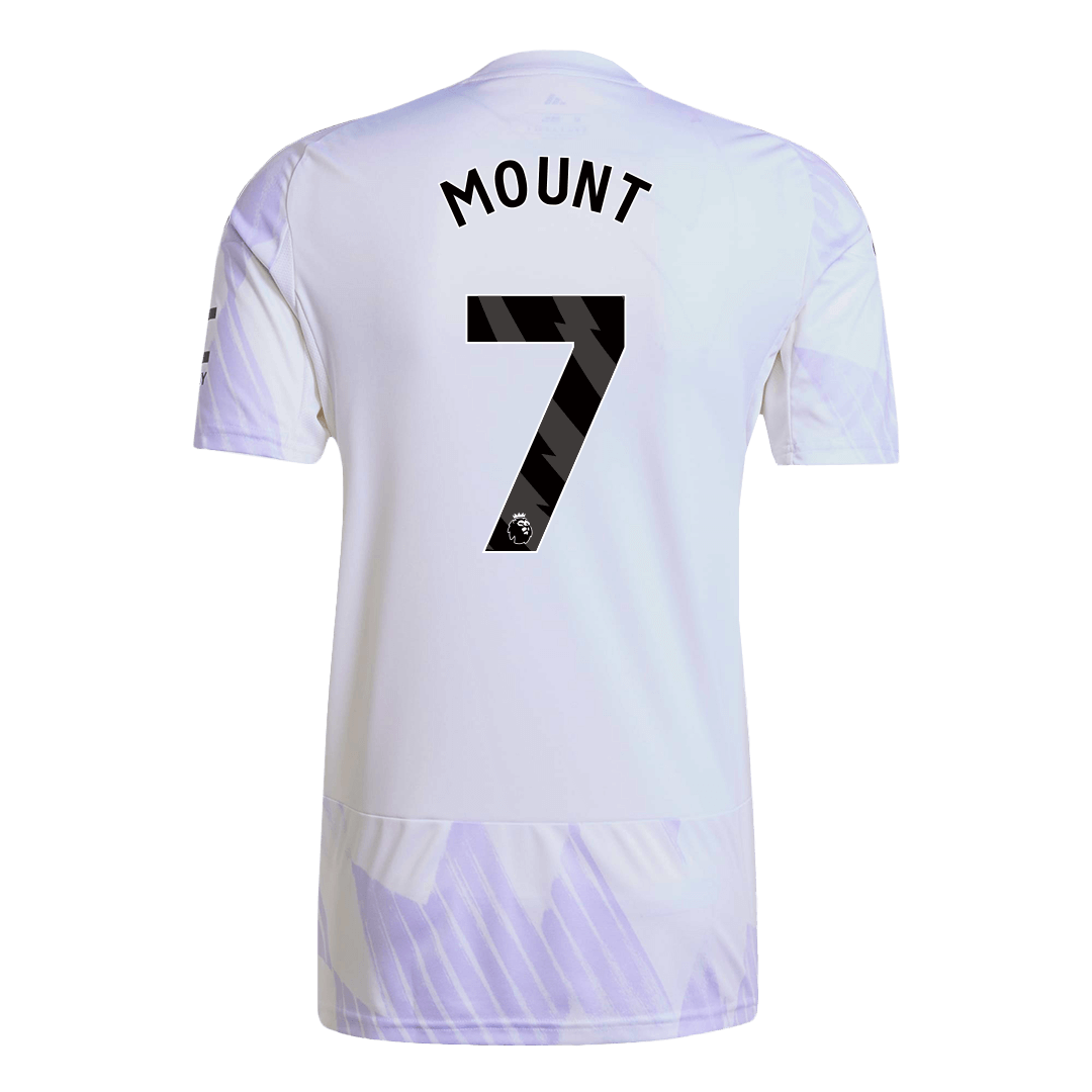 Męska Koszulka Wyjazdowa Manchester United MOUNT #7 2025/26
