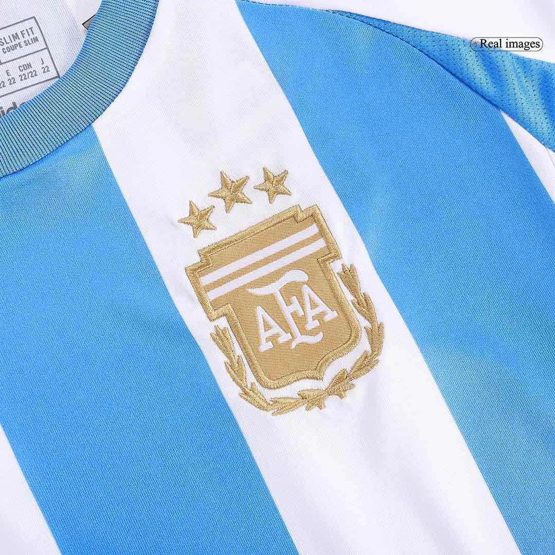 Dziecięcy Zestaw Domowy Argentyna MESSI #10 2024 (Koszulka + Spodenki) - Topowe Koszulki Pilkarskie Sklep Internetowy