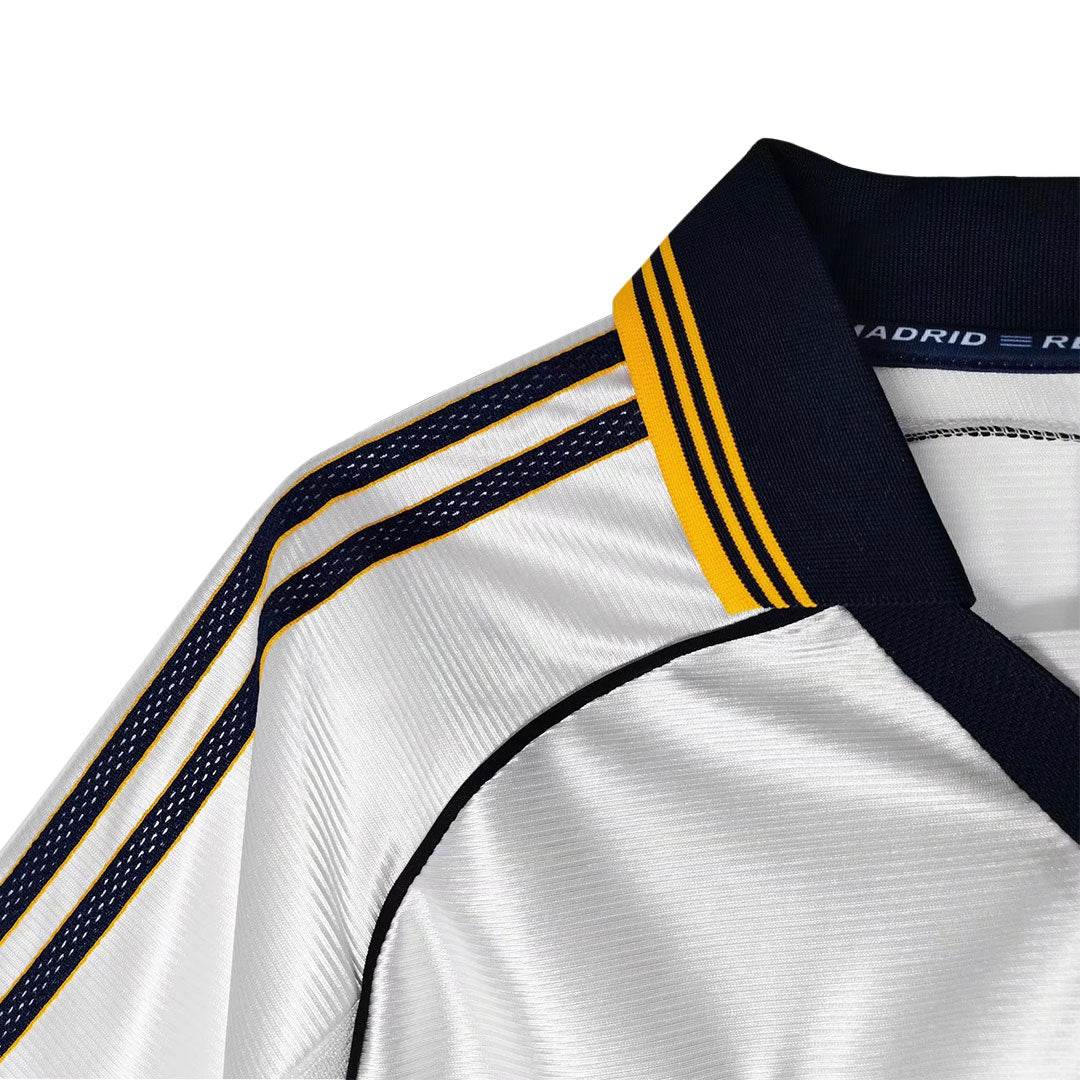 Męska Koszulka Retro Domowa Real Madrid RAUL #7 1999/00 - Topowe Koszulki Pilkarskie Sklep Internetowy