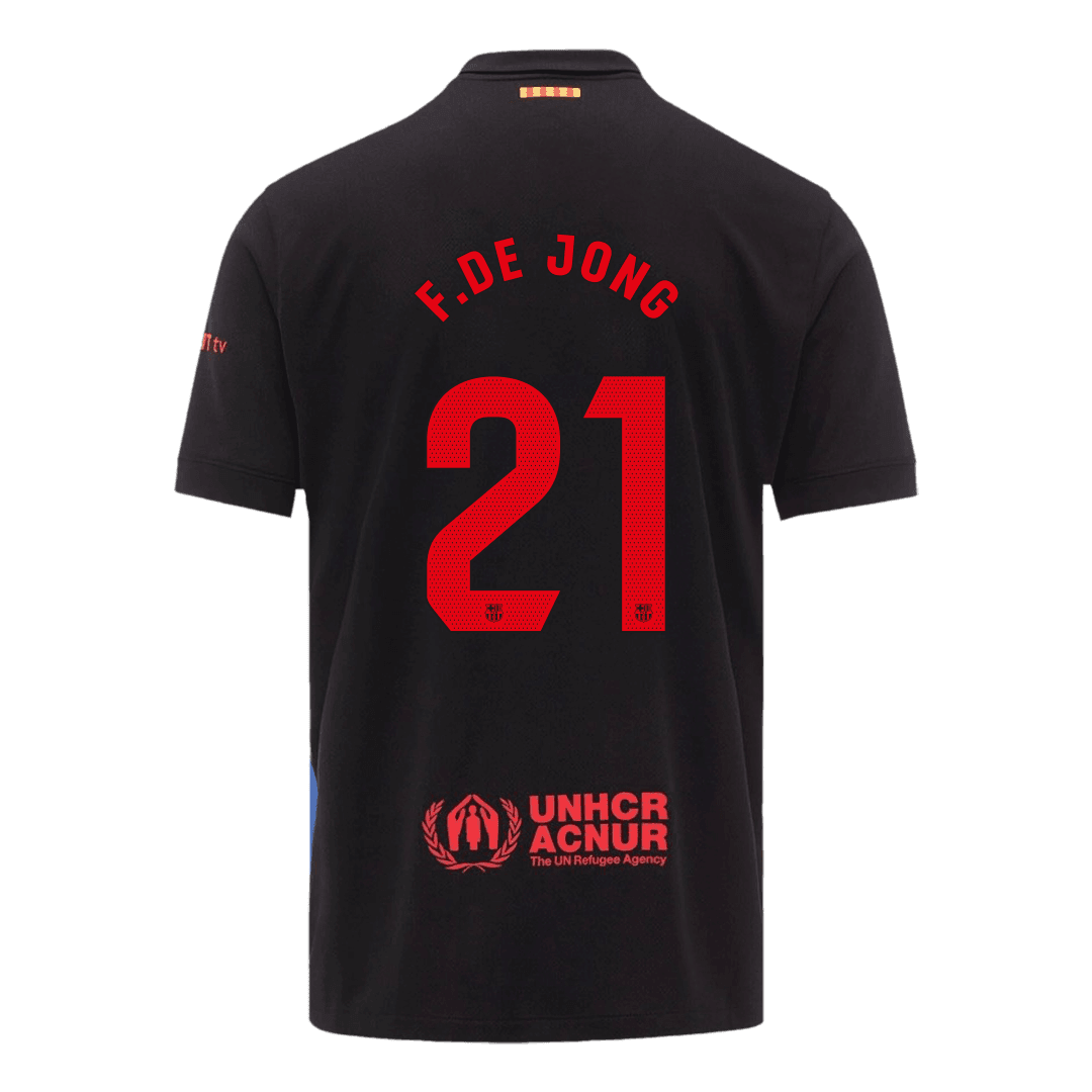 Koszulka Barcelona wyjazdowa 2024/25 F.DE JONG #21 - Spotify Logo Without Text - Topowe Koszulki Pilkarskie Sklep Internetowy