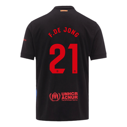 Koszulka Barcelona wyjazdowa 2024/25 F.DE JONG #21 - Spotify Logo Without Text - Topowe Koszulki Pilkarskie Sklep Internetowy
