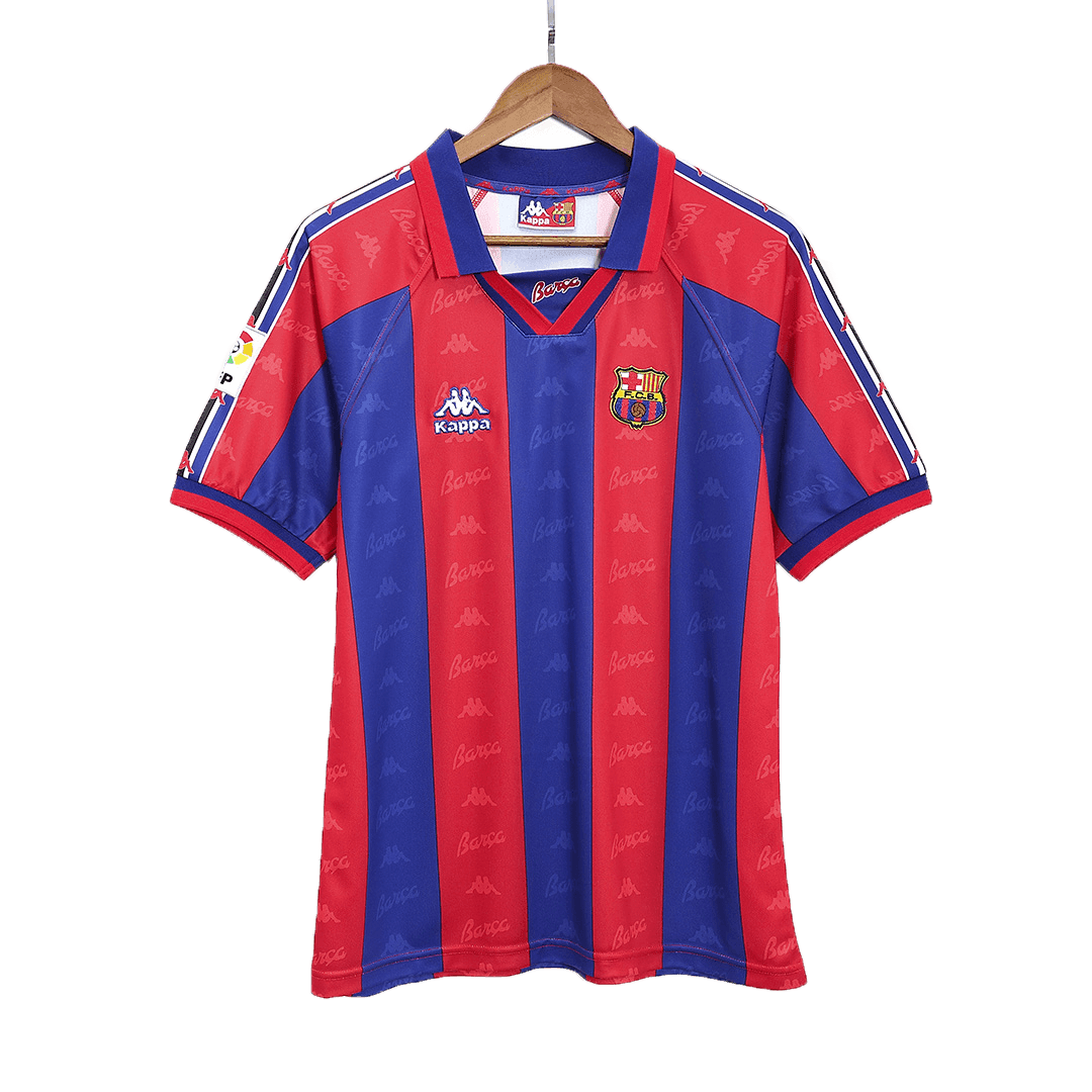 Koszulka Retro Domowa Barcelona 1996/97 - Topowe Koszulki Pilkarskie Sklep Internetowy